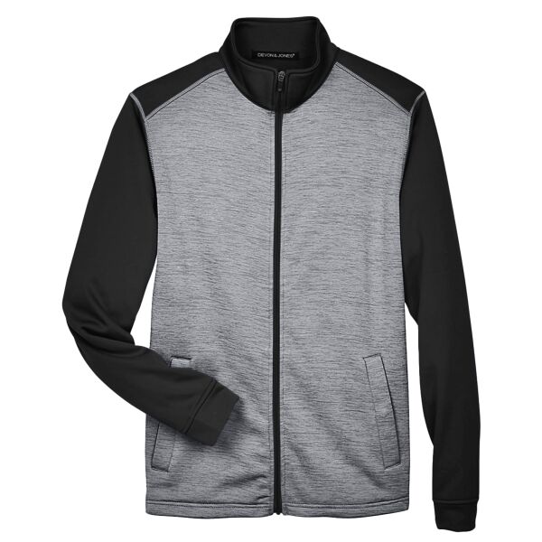 Men's Newbury Colorblock Mélange Fleece Full-Zip jacket Thumbnail