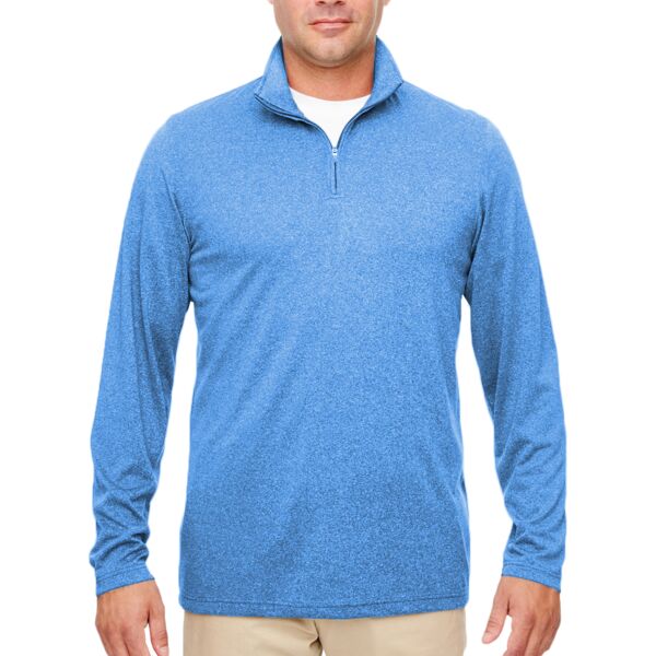 Men's Cool & Dry Heathered Performance Quarter-Zip Pullover Thumbnail