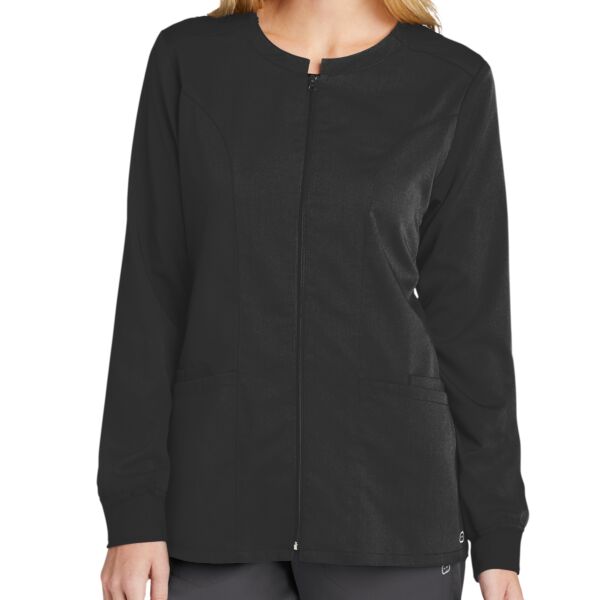 Women's Premiere Flex ™ Full Zip Scrub Jacket Thumbnail