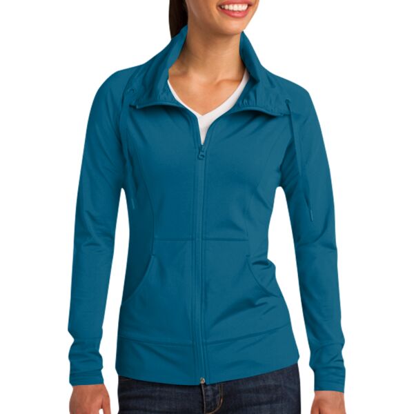 Ladies Sport Wick ® Stretch Full Zip Jacket Thumbnail