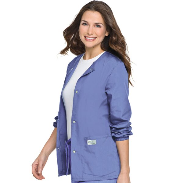 Women's Landau ScrubZone Warm-Up Jacket - 2 Pockets Thumbnail